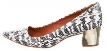 Rebecca Minkoff Embossed Pointed-Toe Pumps