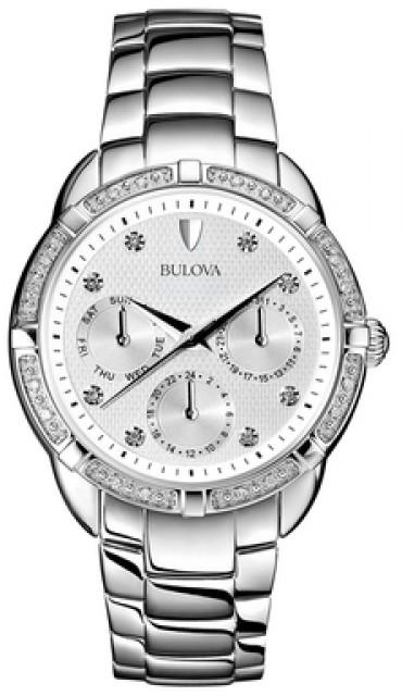 Diamond Set Case Chronograph Bracelet Watch